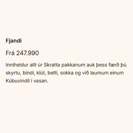 Gjafabréf - Sérsaumur - Image 4